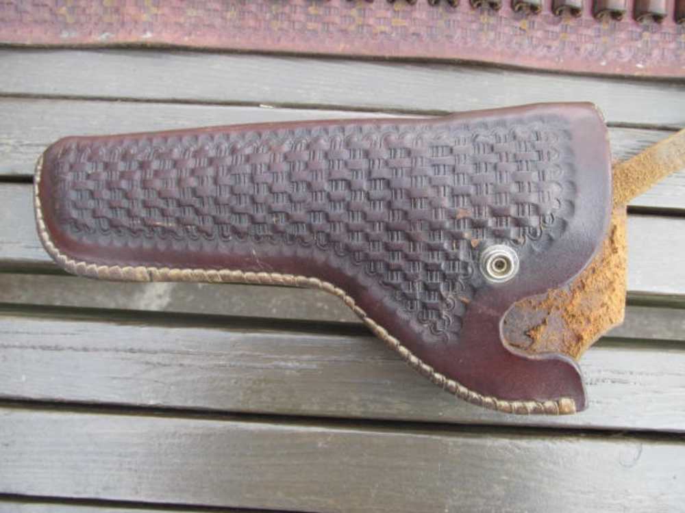 Idaho Leather Co Holster and Cartridge Belt - S&W N Frame X 6-1/2"-img-6
