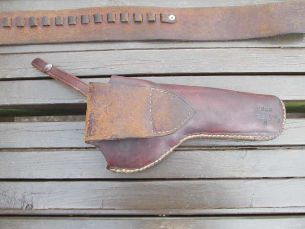 Idaho Leather Co Holster and Cartridge Belt - S&W N Frame X 6-1/2"-img-12