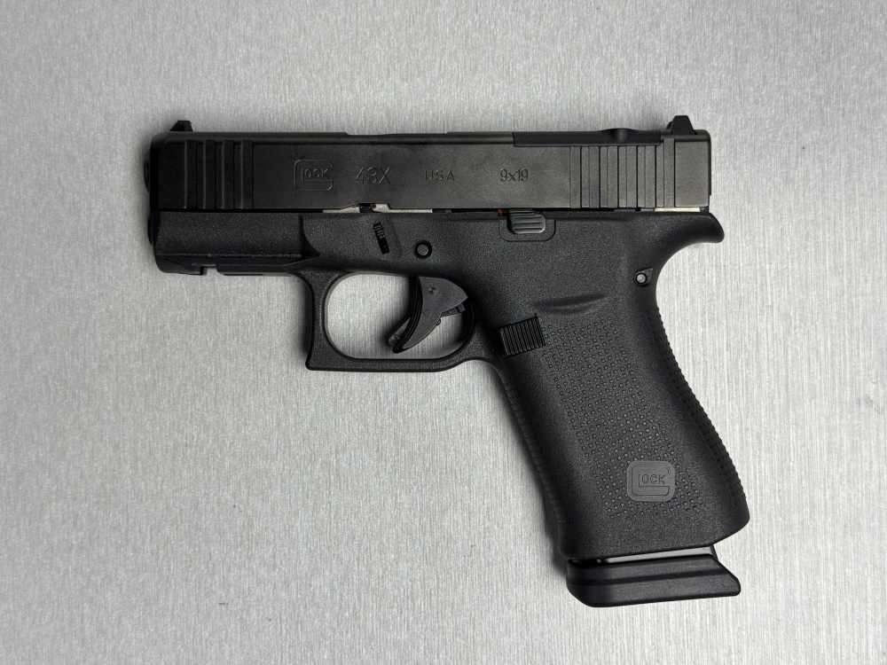 Glock G43X MOS 9mm 4” 15Rd Optic Ready Pistol-img-5