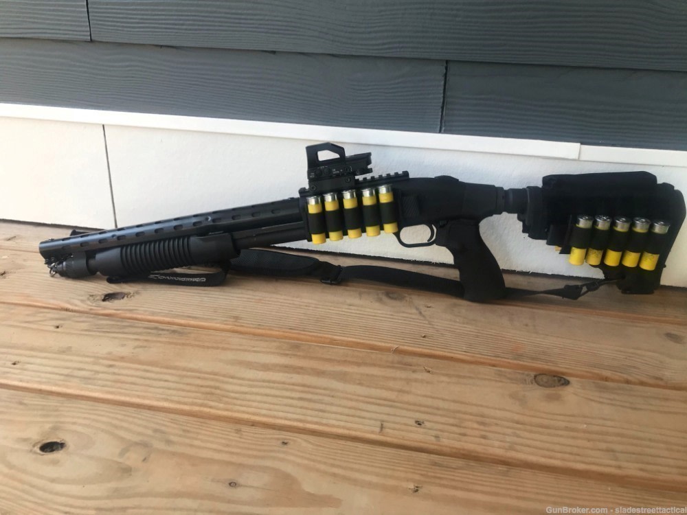 MOSSBERG SHOCKWAVE 590 Tactical Steel HEAT SHIELD 20 Gauge Smooth Tactical-img-8