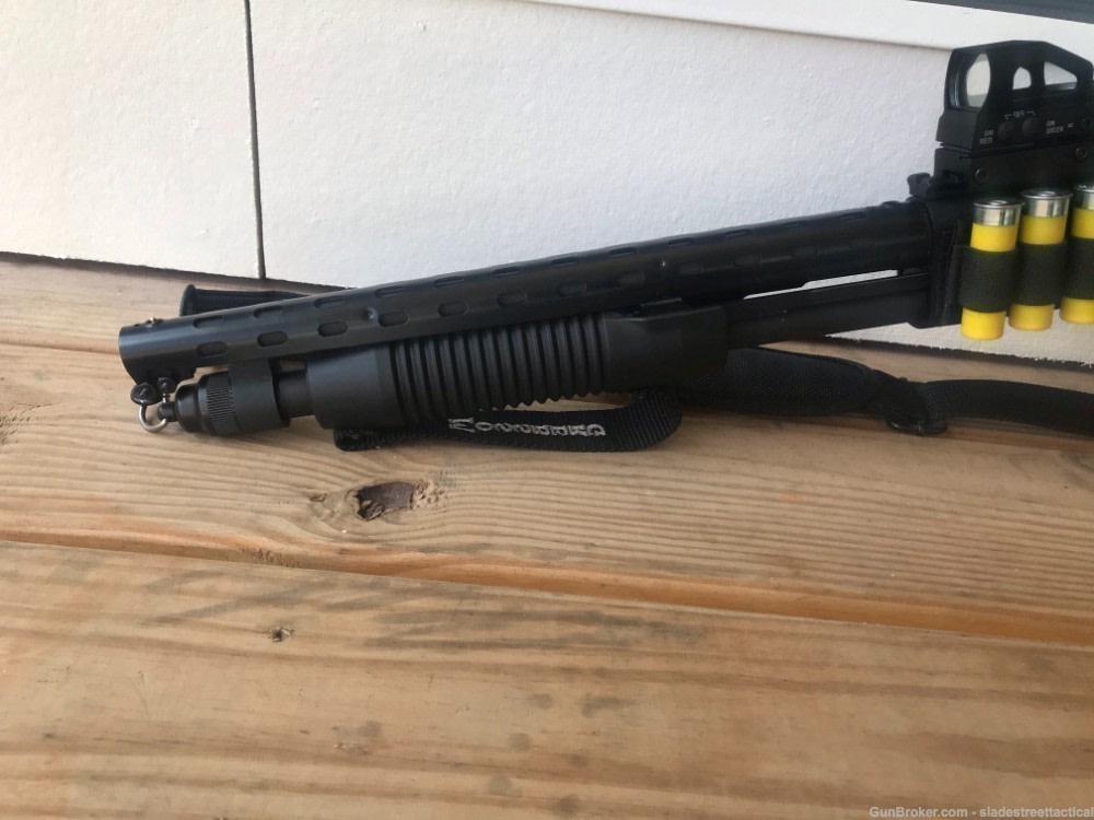 MOSSBERG SHOCKWAVE 590 Tactical Steel HEAT SHIELD 20 Gauge Smooth Tactical-img-9