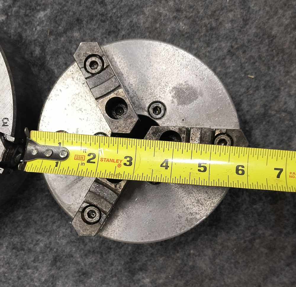3 Jaw 6" Lathe Chuck D1-3 Maien - Australia -img-1