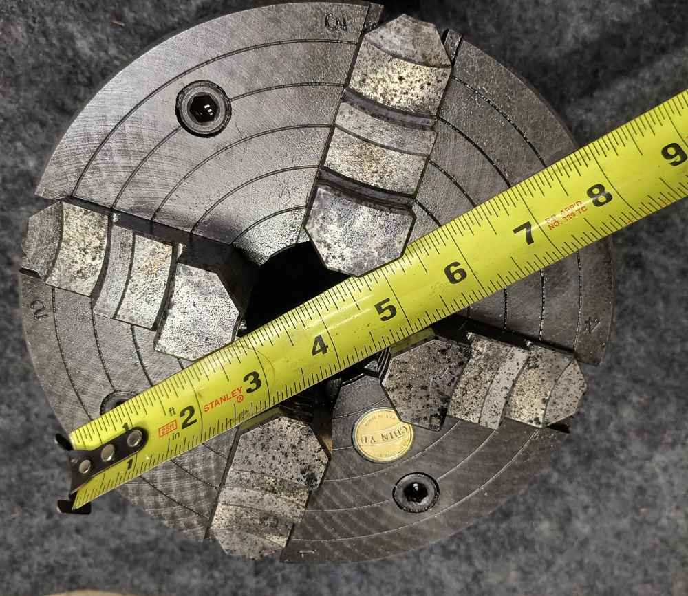 4 Jaw Independent 8" D1-3 Lathe Chuck Chin Yu Taiwan-img-1