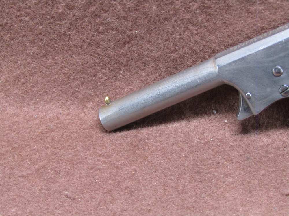 rARE Antique Remington Derringer 22 Short Single Shot 3.25" BRL VG Bore -img-7