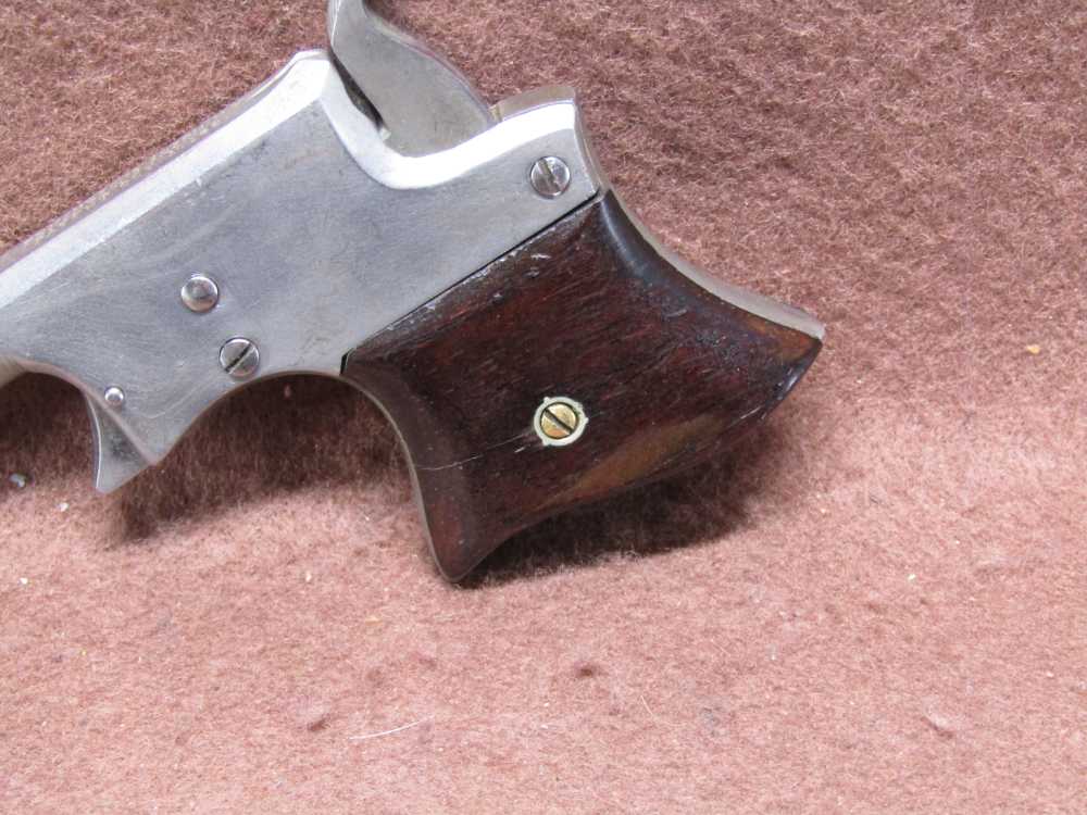 rARE Antique Remington Derringer 22 Short Single Shot 3.25" BRL VG Bore -img-5