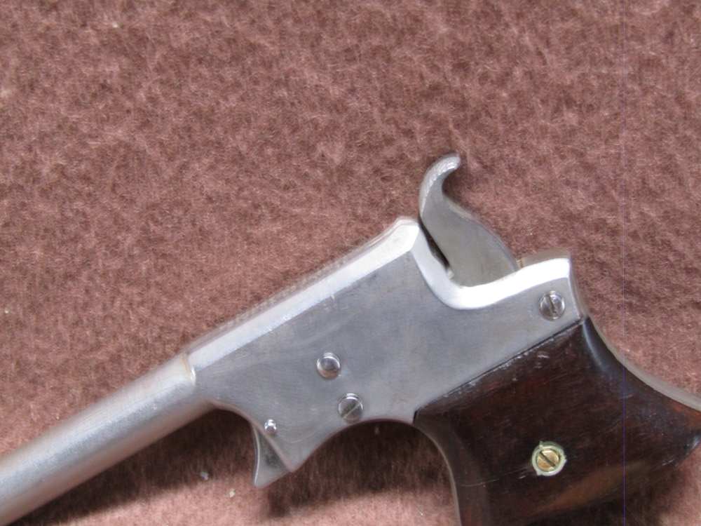 rARE Antique Remington Derringer 22 Short Single Shot 3.25" BRL VG Bore -img-6