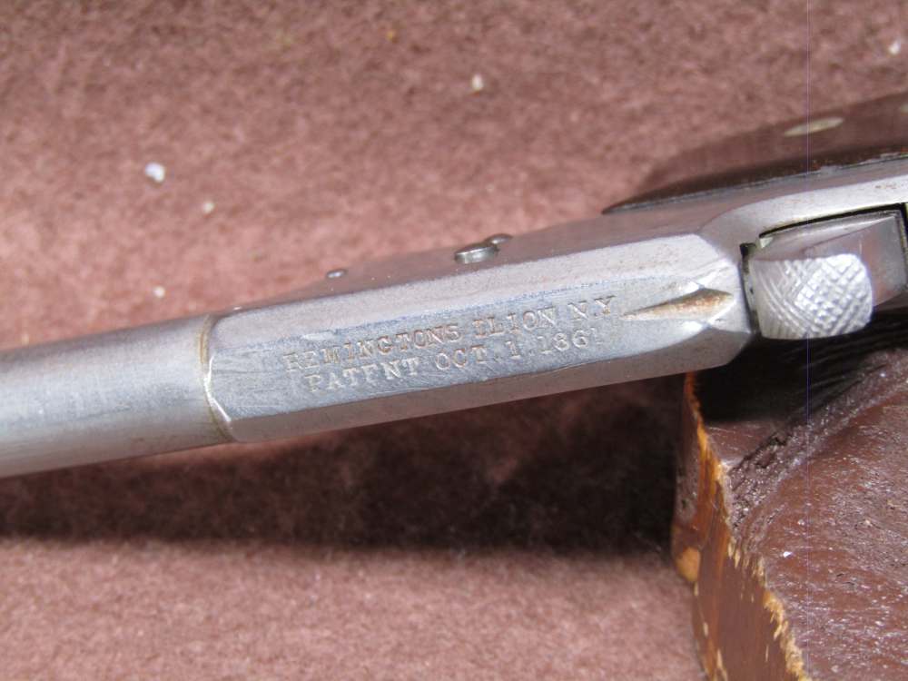 rARE Antique Remington Derringer 22 Short Single Shot 3.25" BRL VG Bore -img-8