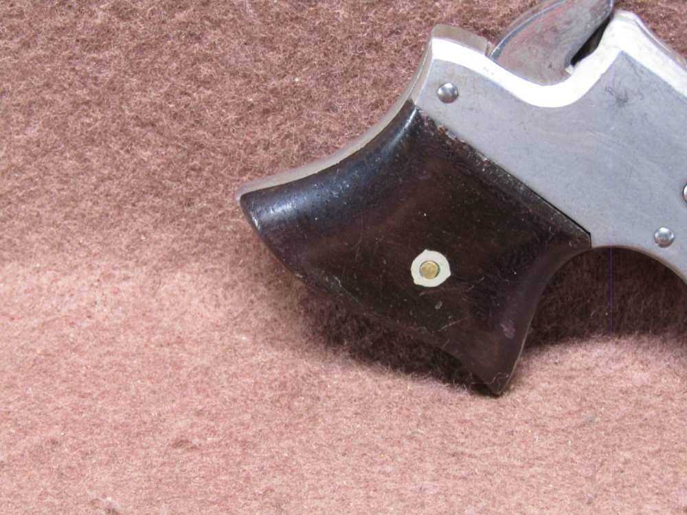rARE Antique Remington Derringer 22 Short Single Shot 3.25" BRL VG Bore -img-1