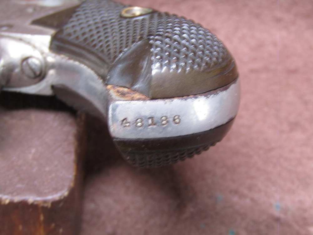 RARE Antique Forehand & Wadsworth British Bulldog 32 Cal 6 Shot DA/SA -img-17