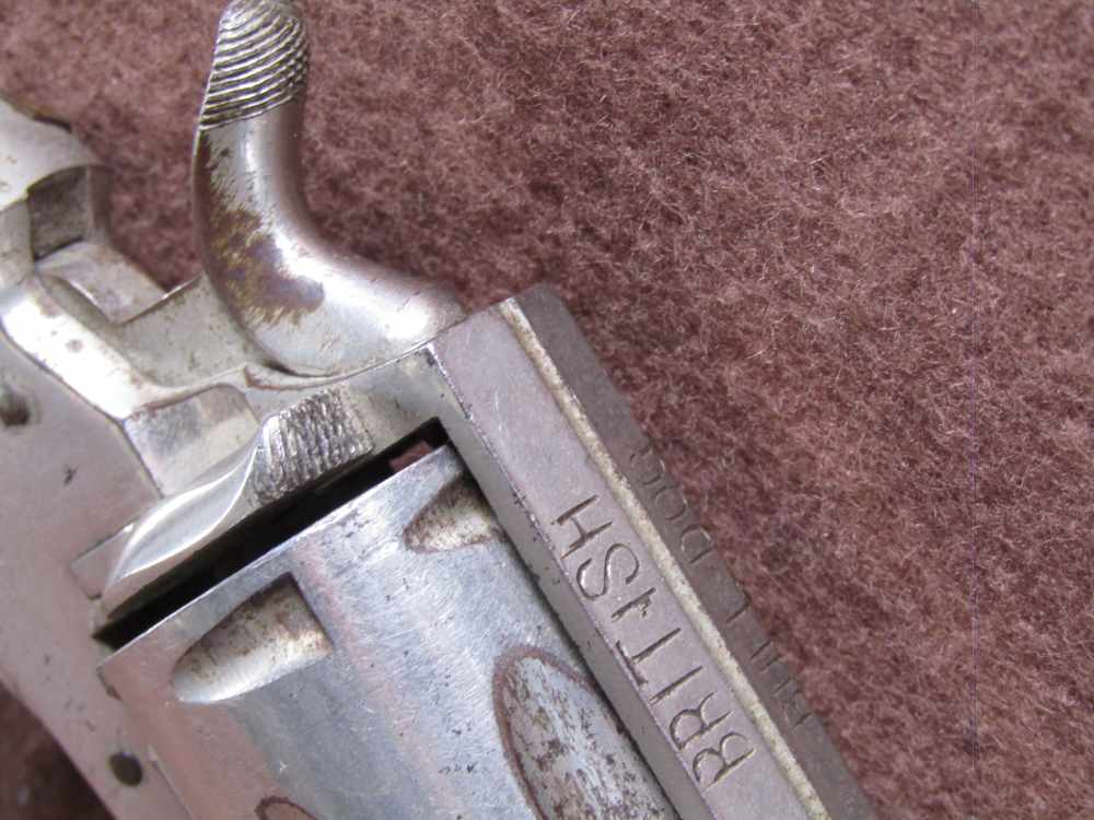 RARE Antique Forehand & Wadsworth British Bulldog 32 Cal 6 Shot DA/SA -img-5
