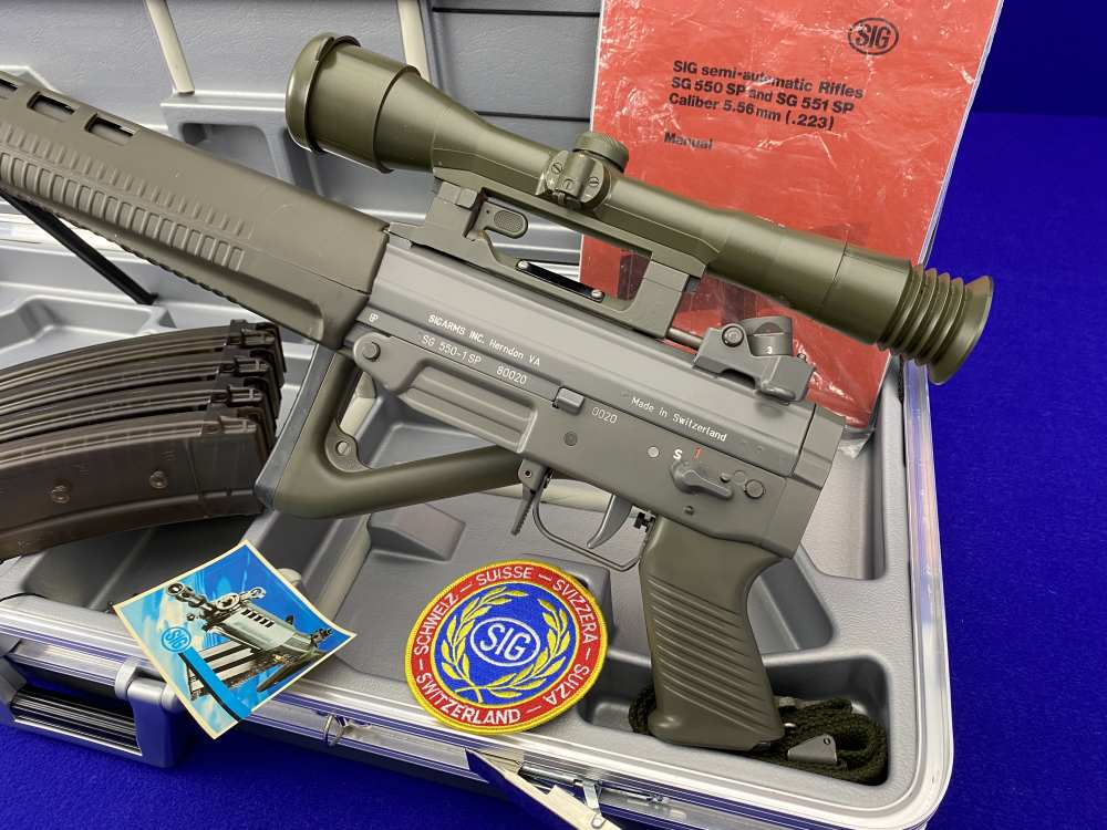 HOLY GRAIL Swiss SigArms SG550-1SP DMR Pre-Ban 5.56 *1 OF ONLY 50 IMPORTED*-img-3