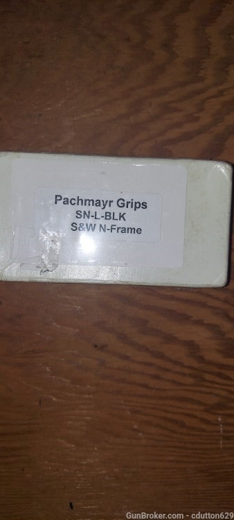 Payhmeyer black rubber grips S&W K  L N frame -img-1