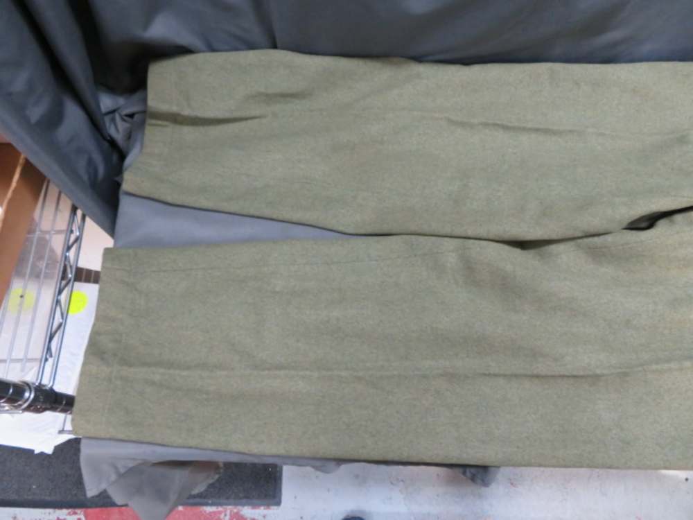 WWII GERMAN WAFFEN SS TROUSERS-ORIGINAL-GREAT MARKINGS-img-1