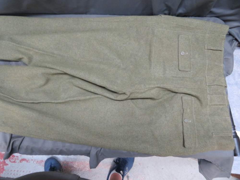 WWII GERMAN WAFFEN SS TROUSERS-ORIGINAL-GREAT MARKINGS-img-7