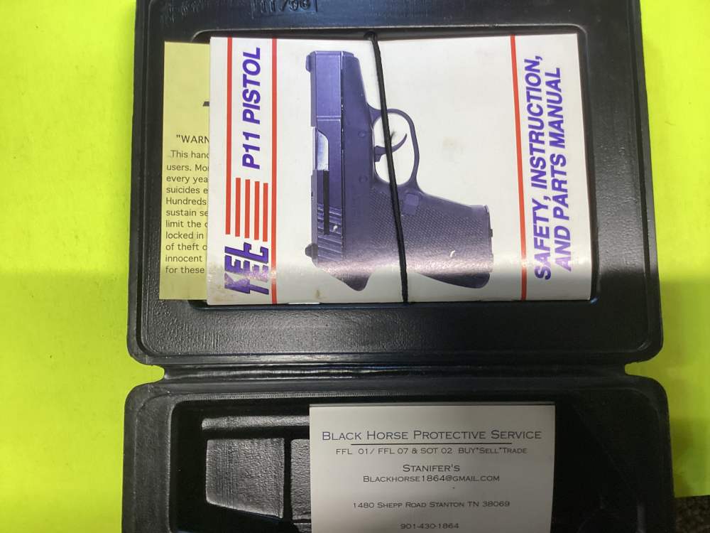 Keltec P11 Case with owners Manual used-img-2