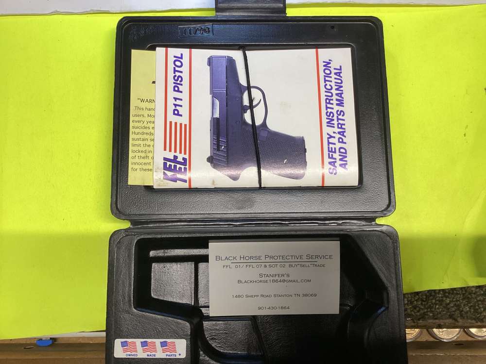 Keltec P11 Case with owners Manual used-img-4
