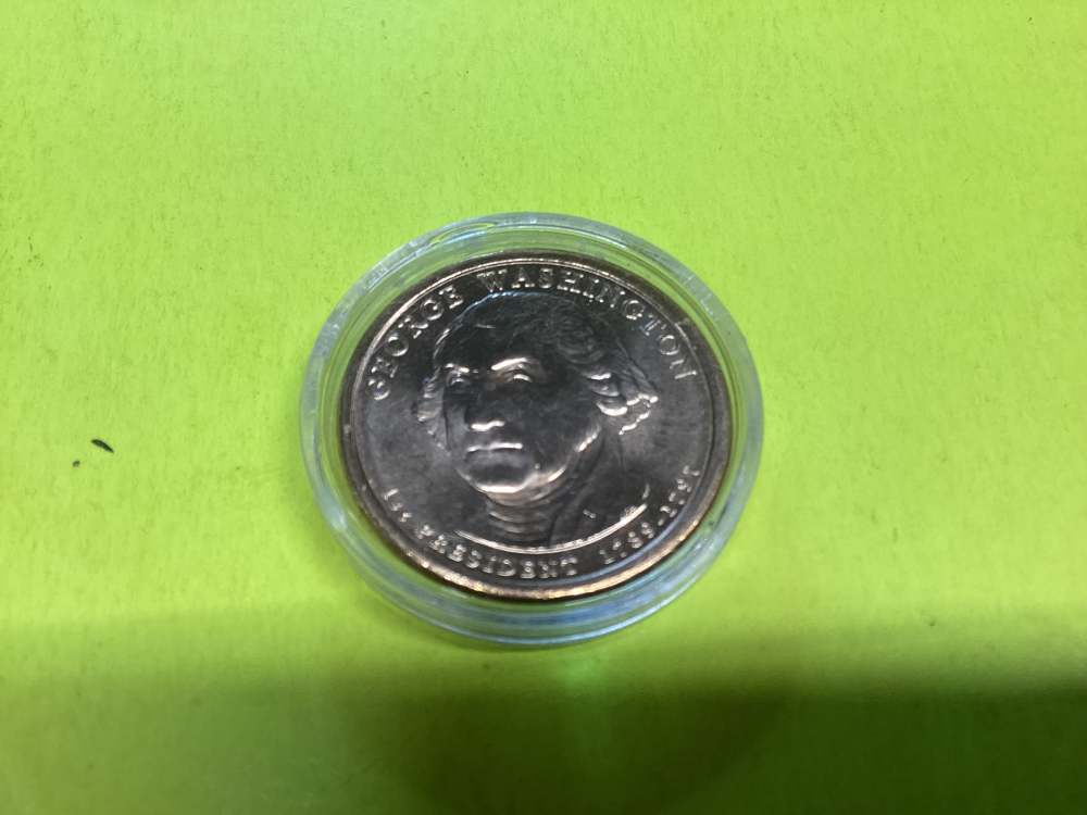 George Washington 2007 D Presidential Dollar Coin Uncirculated -img-2