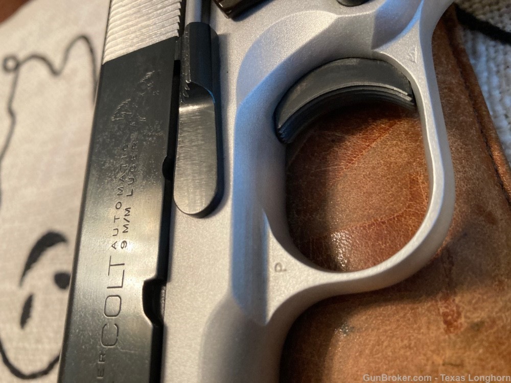 Colt 1911A1 LW Commander 9mm “RARE Bi-Tone” 1963 MINT-NIB Colt Letter-img-19
