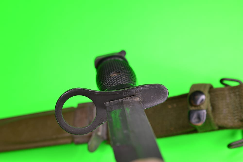  M7  US M8A1 Bayonet Bayo + Knife sheath AUTHENTIC for Colt AR15 Rifle  -img-5