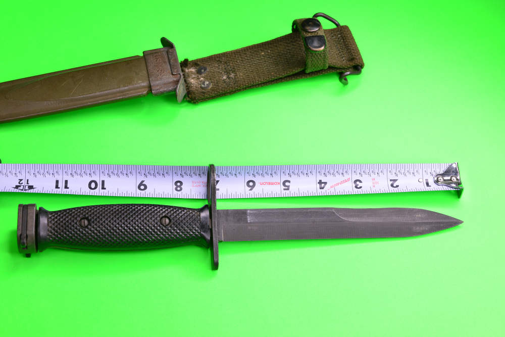 M7  US M8A1 Bayonet Bayo + Knife sheath AUTHENTIC for Colt AR15 Rifle  -img-8