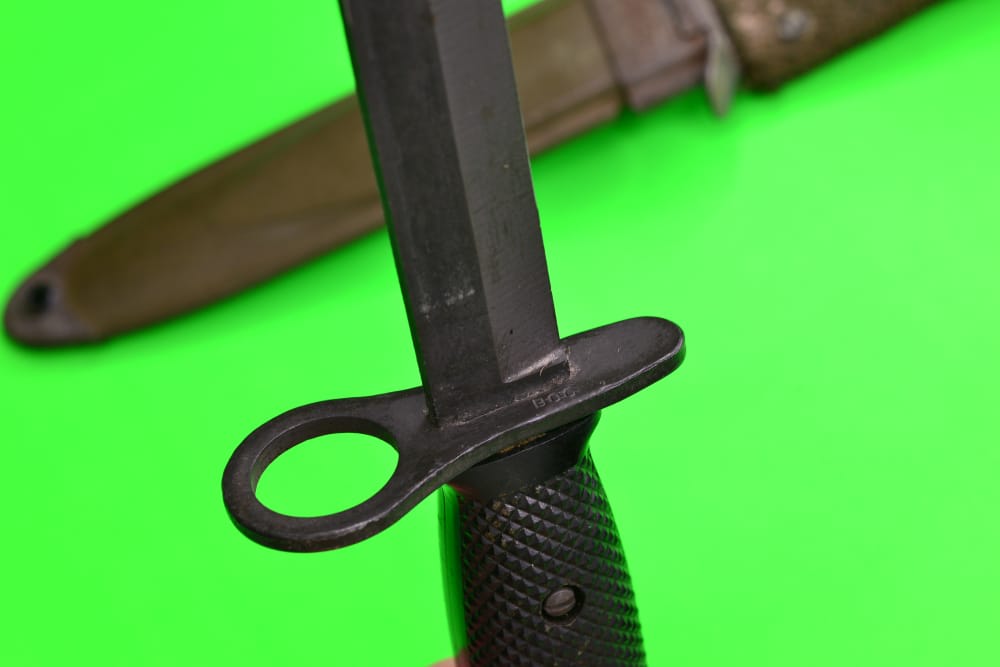  M7  US M8A1 Bayonet Bayo + Knife sheath AUTHENTIC for Colt AR15 Rifle  -img-4