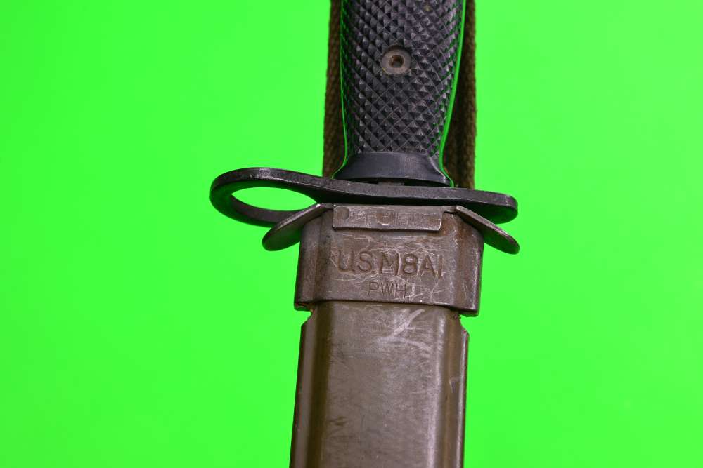  M7  US M8A1 Bayonet Bayo + Knife sheath AUTHENTIC for Colt AR15 Rifle  -img-11