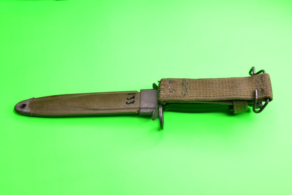  M7  US M8A1 Bayonet Bayo + Knife sheath AUTHENTIC for Colt AR15 Rifle  -img-10