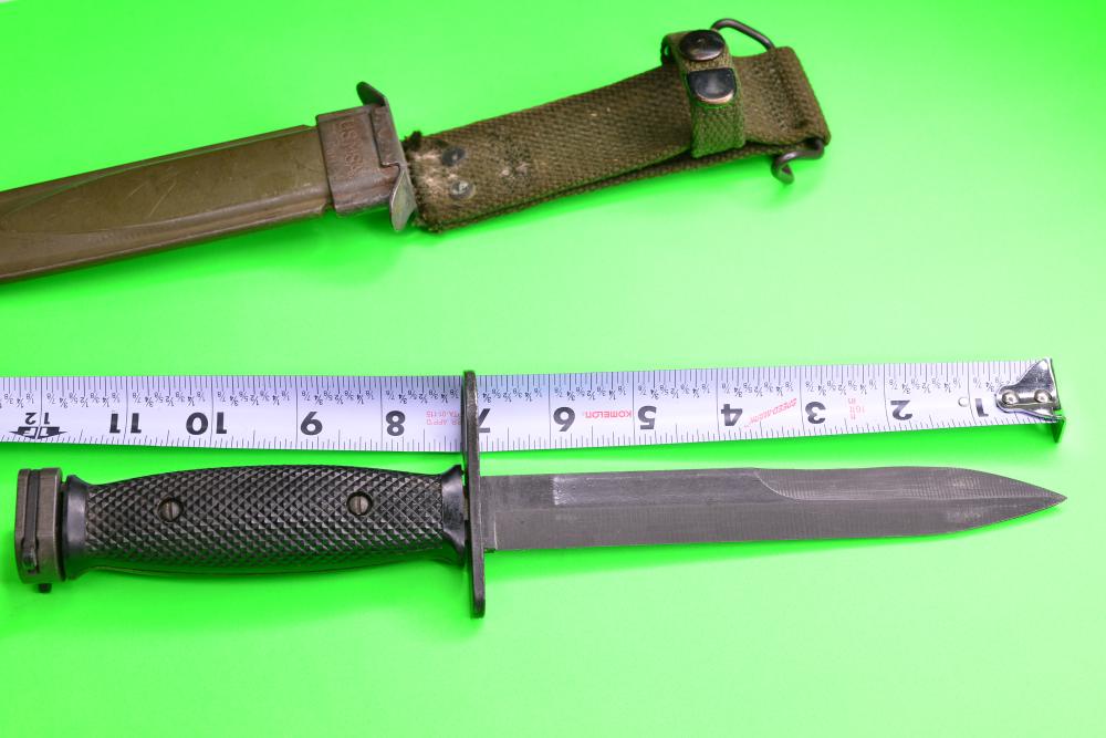  M7  US M8A1 Bayonet Bayo + Knife sheath AUTHENTIC for Colt AR15 Rifle  -img-9
