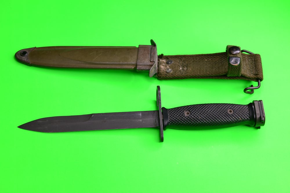  M7  US M8A1 Bayonet Bayo + Knife sheath AUTHENTIC for Colt AR15 Rifle  -img-2
