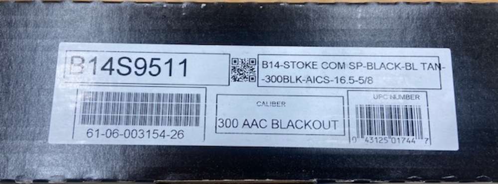 Bergara B-14 Stoke in .300 Blackout, With Optics Rail, NIB!-img-4
