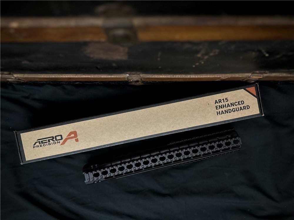 Aero Precision AR15 12.7" Enhanced Quad rail handguard, gen 2 Black -img-2