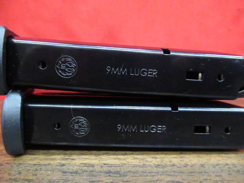 2 OEM Ruger Security-9 9mm 15 Round Magazines Mags Clips-img-10