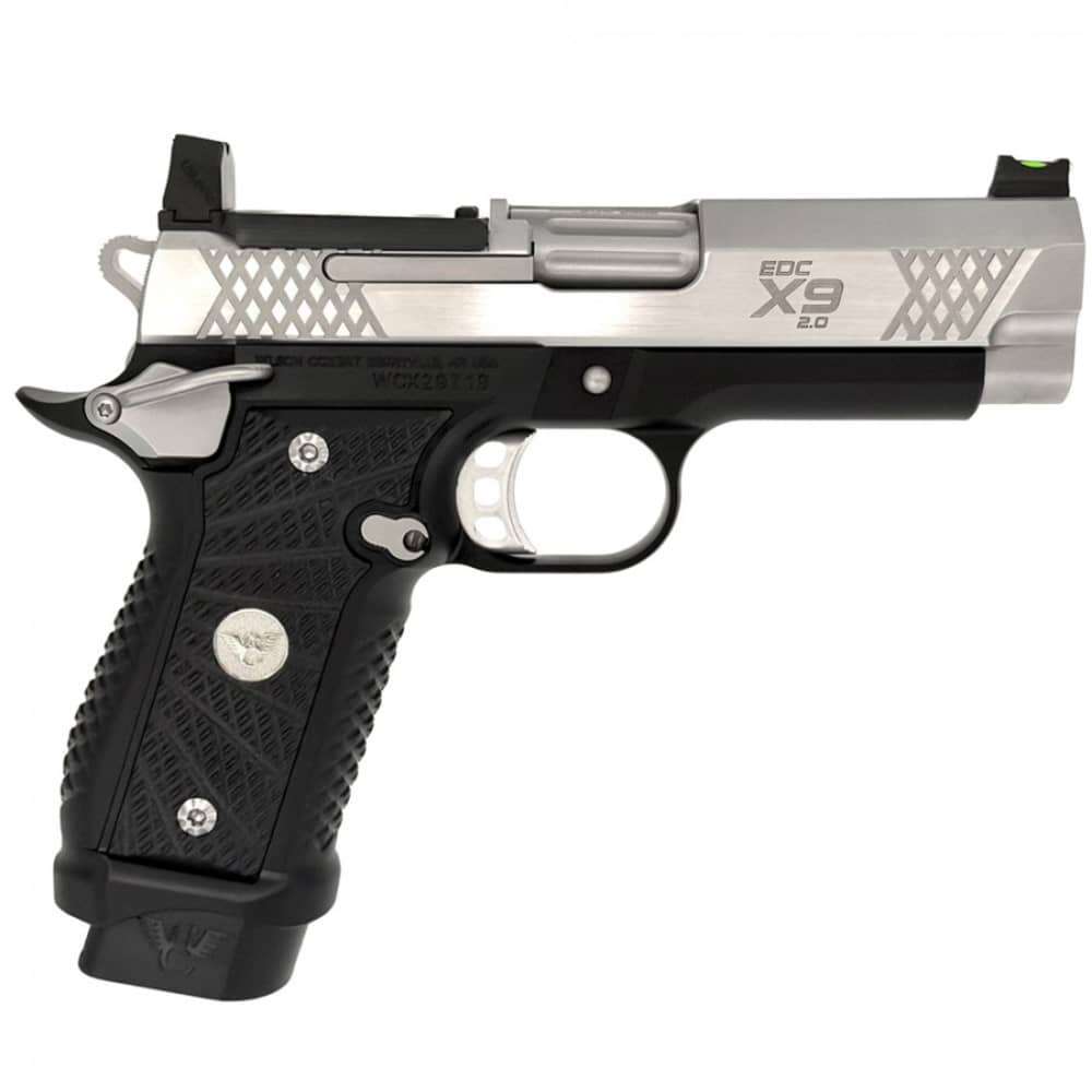 Wilson Combat EDC X9 2.0 - 4" Bbl (9mm) Optics Ready - Stainless/Black-img-1