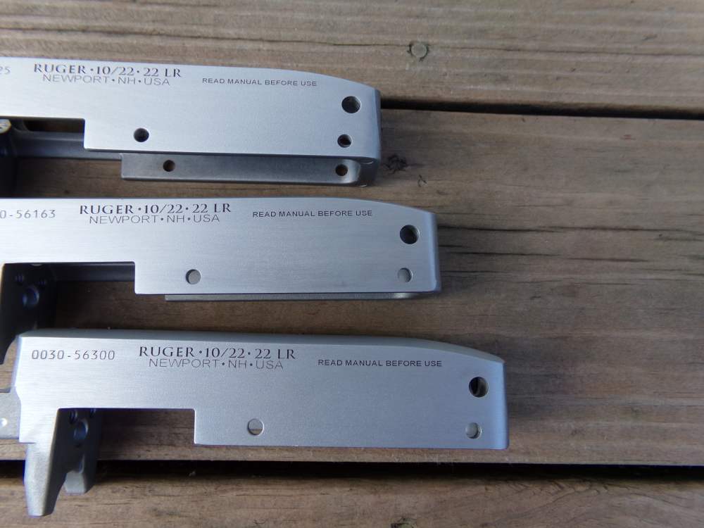 Ruger 10/22 receiver silver (3 receivers) stripped 22LR -img-2