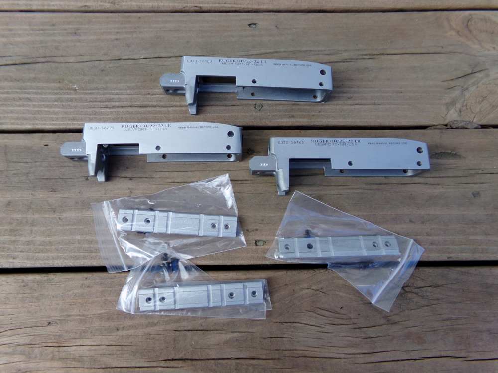 Ruger 10/22 receiver silver (3 receivers) stripped 22LR -img-0