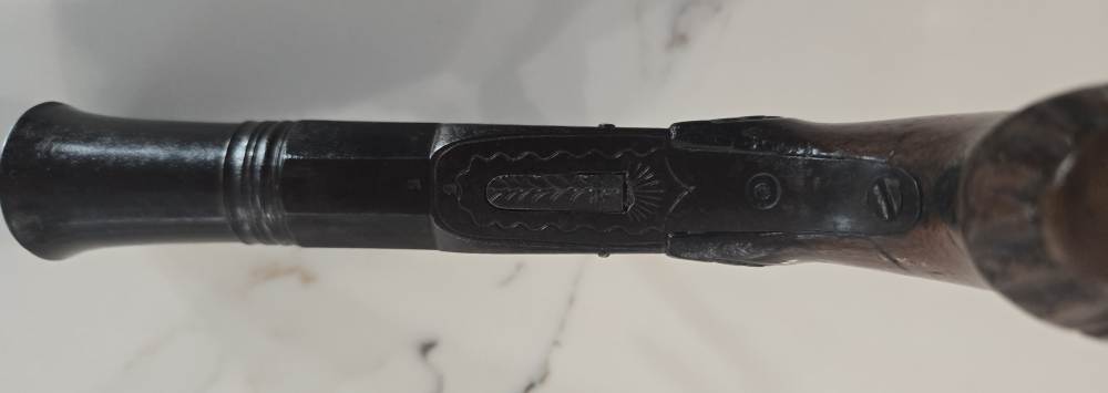 Antique Folding Trigger Blunderbuss Pocket Pistol-img-3