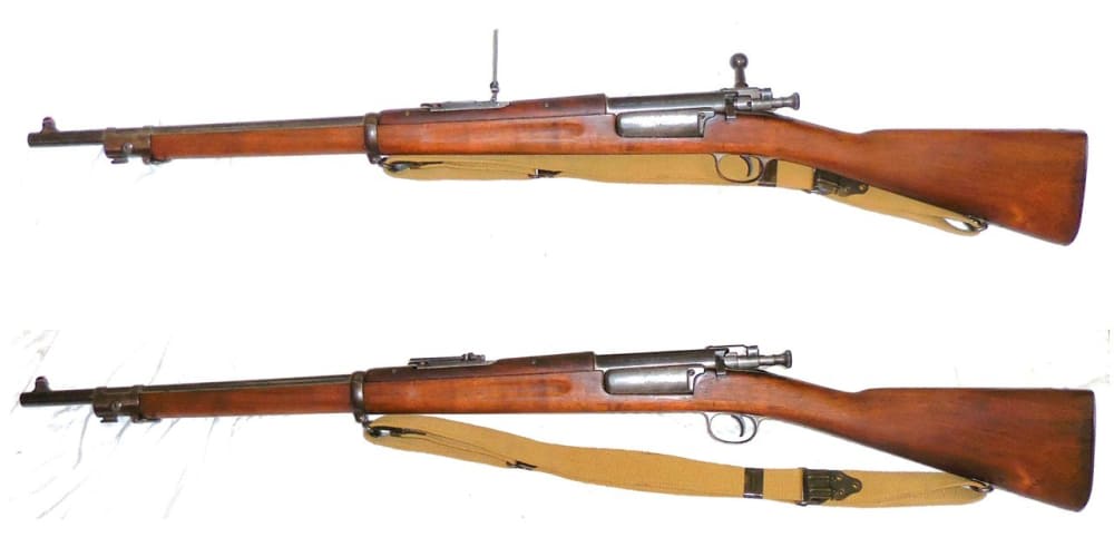 Springfield Krag US Model 1898 made in 1898 with 1901 Sight & Kerr Sling-img-0