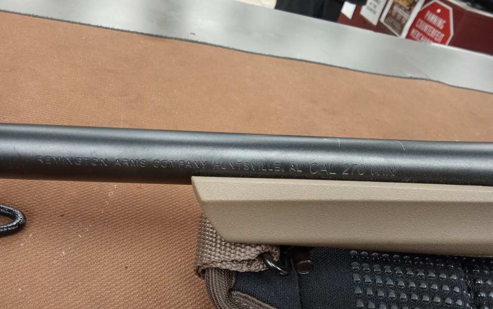 Remington 783 270 rifle w/ scope -img-7