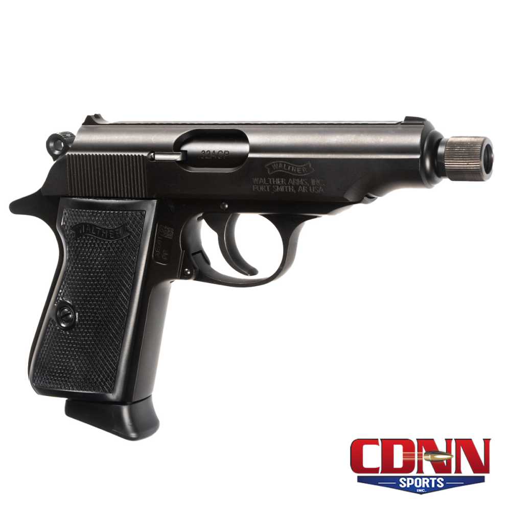 Walther PP SD 32 ACP Black 3.9" Threaded Barrel Suppressor Ready Pistol NEW-img-0