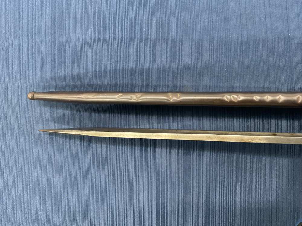 WW1 German M1898/05 GEW 98 Mauser Bayonet With Scabbard Penny NR 0.01-img-9