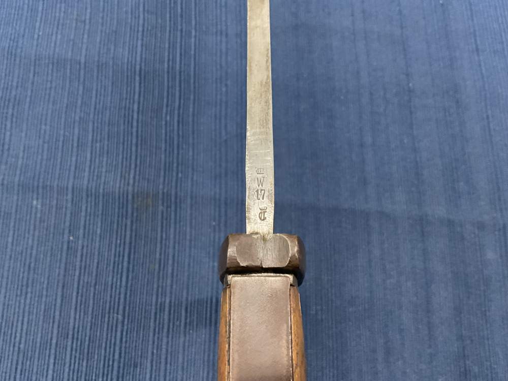 WW1 German M1898/05 GEW 98 Mauser Bayonet With Scabbard Penny NR 0.01-img-12