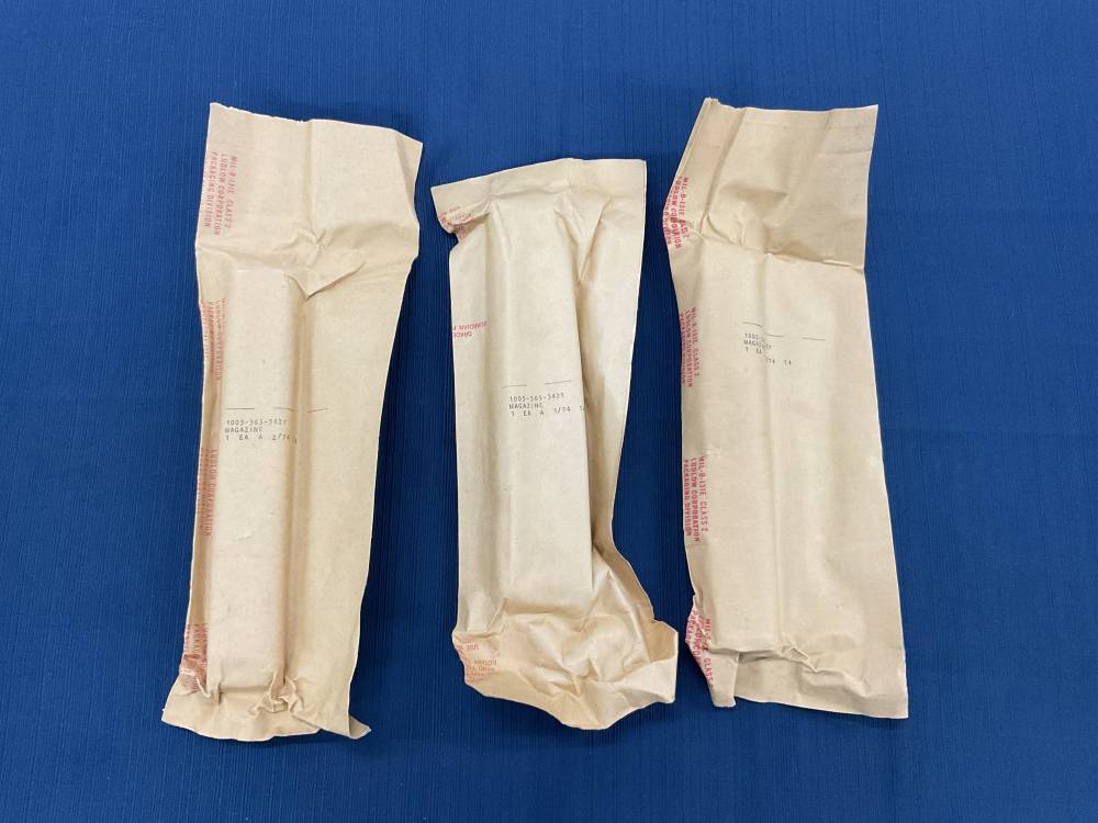 Lot of 3 Arsenal Sealed USGI M3 Grease Gun .45 ACP 30 Round Mags Penny NR-img-0