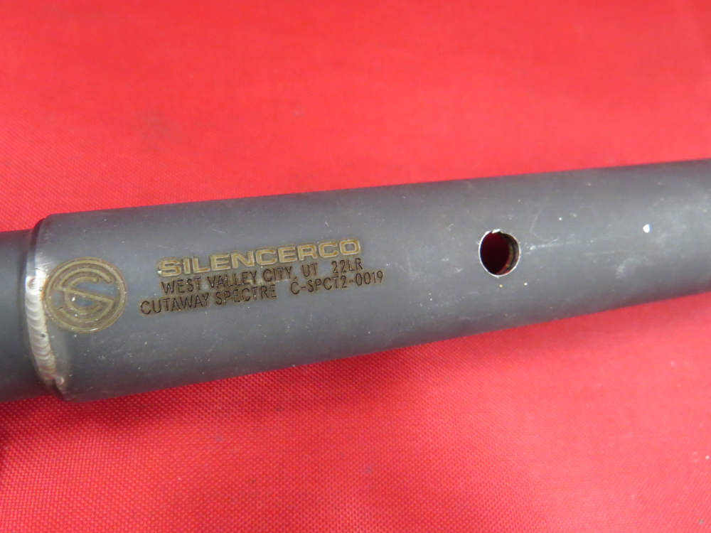 Silencer Co Spectre II .22LR   Cutaway Suppressor Display-img-2