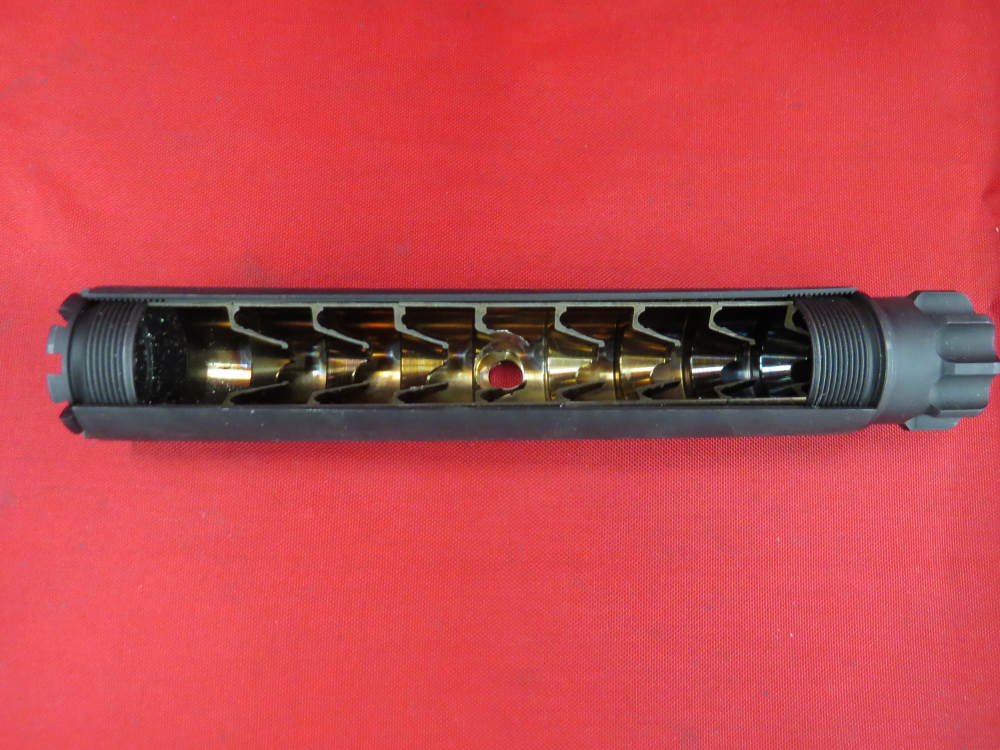 Silencer Co Spectre II .22LR   Cutaway Suppressor Display-img-0
