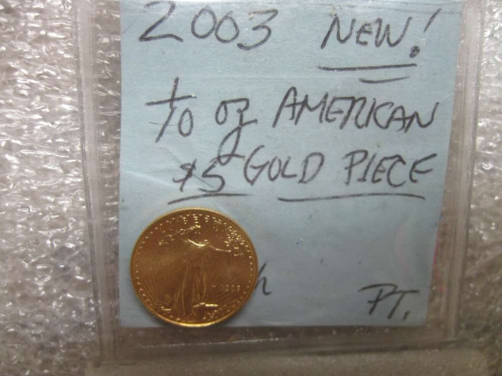 Mint New 1/10 oz USA Amercan $5 Gold Eagle Coin; more available-img-6