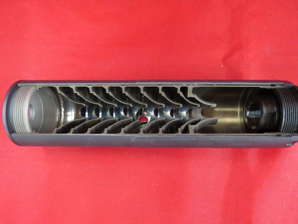 SilencerCo OMEGA 300 Suppressor Cutaway Display-img-0