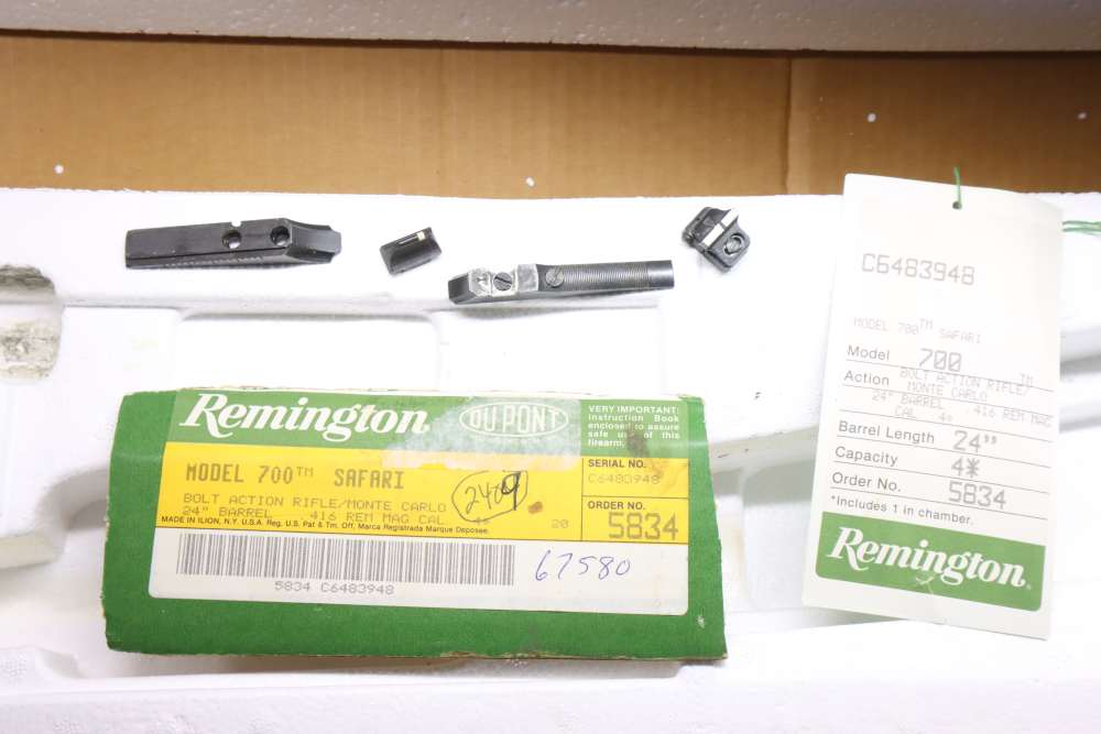 Remington 700 Custom Shop 416 Rem Mag Like new in box #26080136-img-20