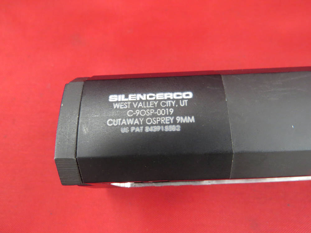 SilencerCo Osprey 9 Suppressor Cutaway Display-img-6