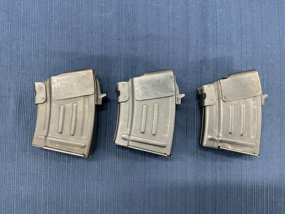 Lot of 3 Chinese AK 7.62X39 5 Round Mags Penny Auction NR 0.01-img-1