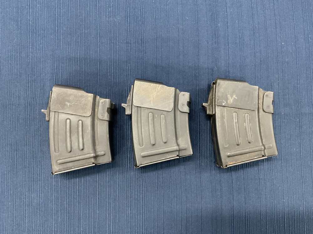 Lot of 3 Chinese AK 7.62X39 5 Round Mags Penny Auction NR 0.01-img-0